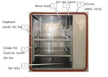 Strumento verticale della prova di laboratorio della camera di prova ad alta temperatura economizzatrice d'energia di umidità